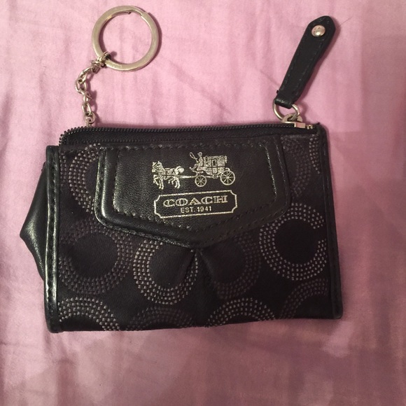 Coach coin purse keychain