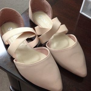 Love Culture- Cross strap Flats