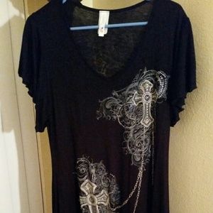 Adorable Black Cross Dress