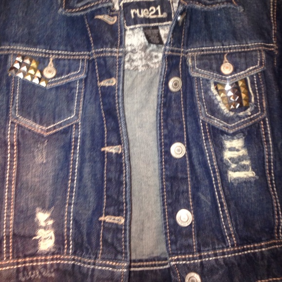 Studded Denim Jacket - Picture 4 of 4