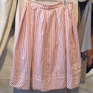 50s Vintage Cotton Candy Pink & White Skirt