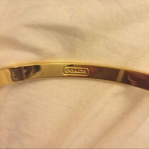 Coach Jewelry - Coach gold and white bangle Coach Jewelry - Coach gold and white bangle