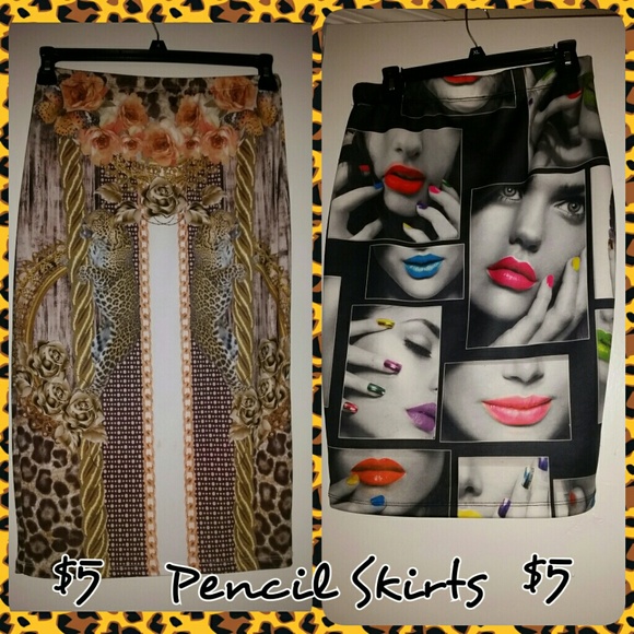 Pencil skirts