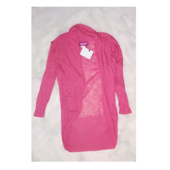 Trade. Coral lightweight cardigan.