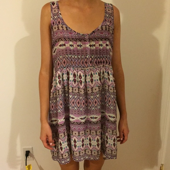 LF flowy purple dress!