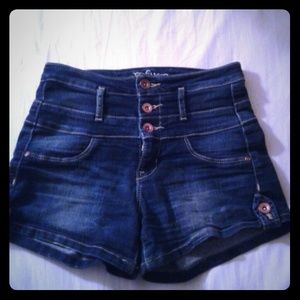 High waisted shorts