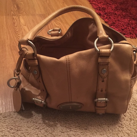 Fossil cream purse
