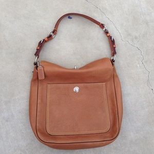 Authentic brown coach purse