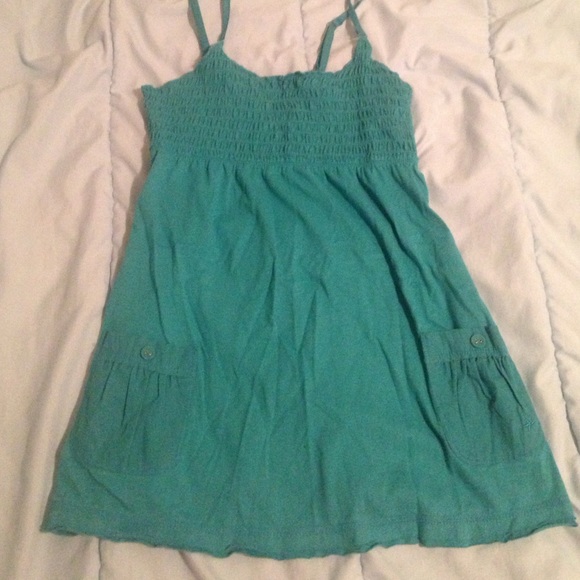 Turquoise cover up / shirt