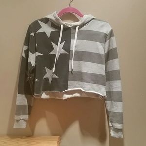 Cropped hoodie