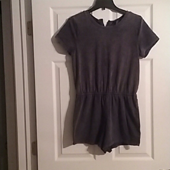 Acid Wash Romper