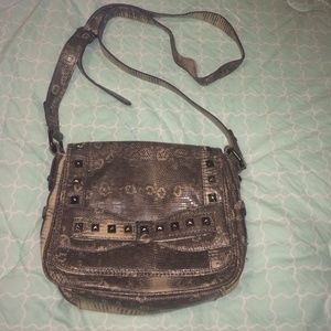Jessica Simpson Python cross body bag