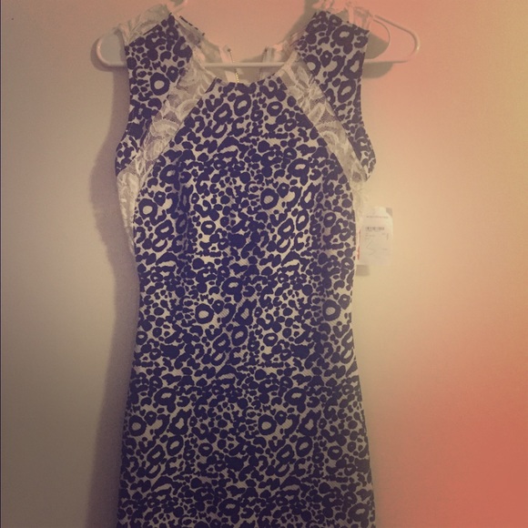 Leopard black and white dress