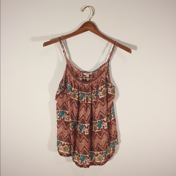 Sheer summer tank top.