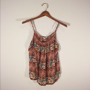Sheer summer tank top.