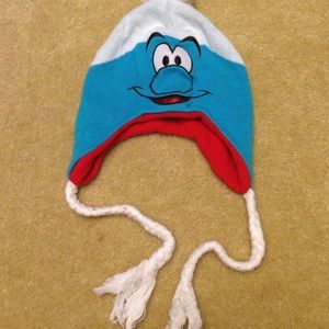 Smurf winter hat