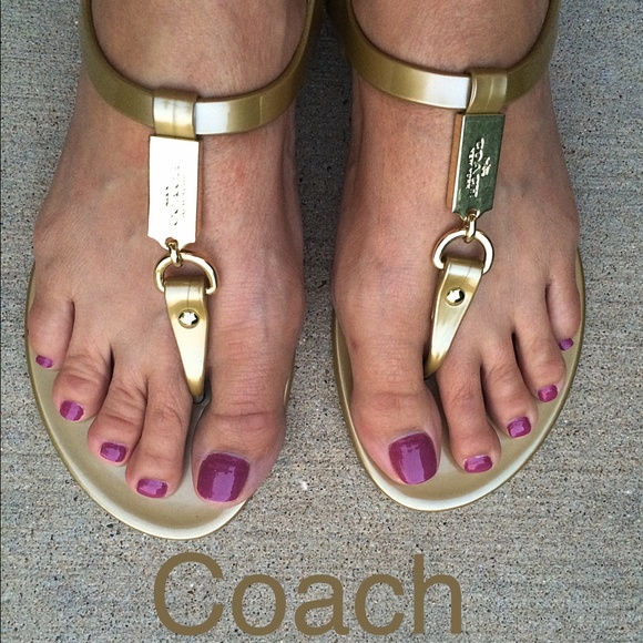 Coach Plato jelly thong - Picture 2 of 4