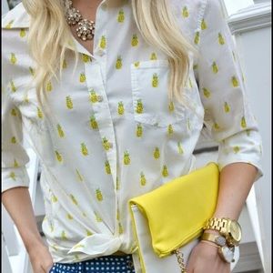 Pineapple button up 🍍