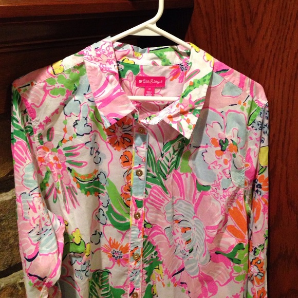 Lilly Pulitzer for Target Noise Posey NEW TOP 2x