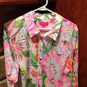 Lilly Pulitzer for Target Noise Posey NEW TOP 2x