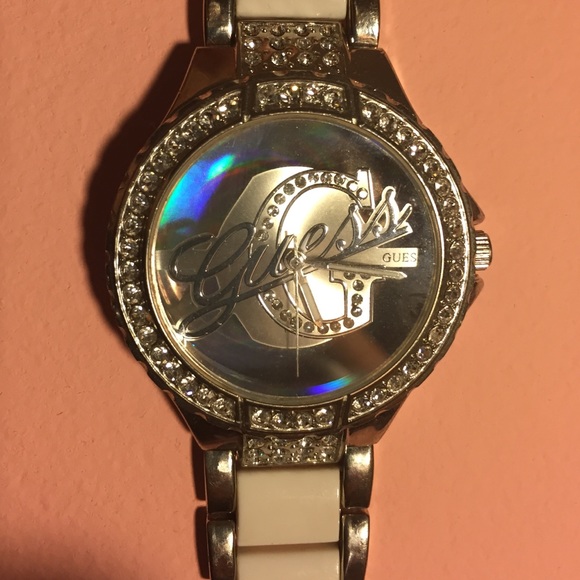 Guess watch with (not real) diamonds