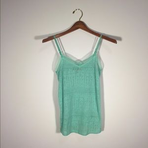 Delicate American Eagle turquoise tank top