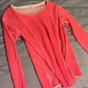 Baggy hot pink vintage cardigan