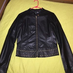 Leather jacket