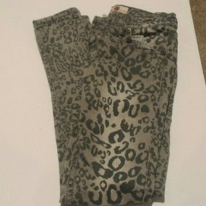 Cheetah Print Skinny Jeans