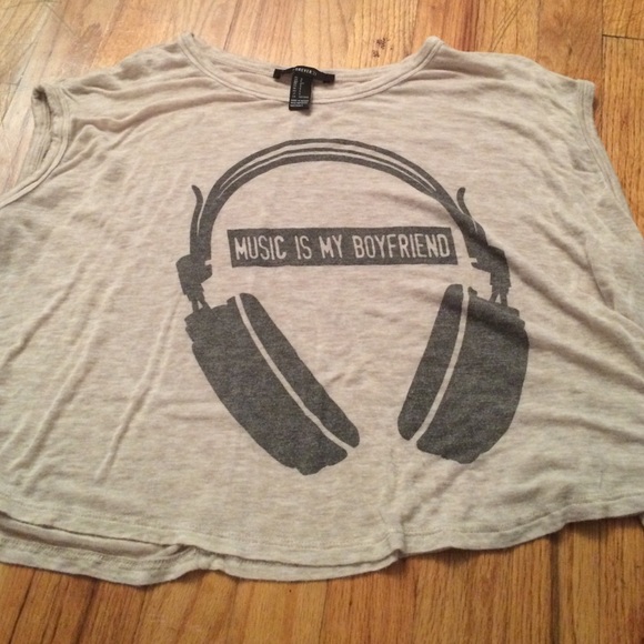 "music is my boyfriend" top