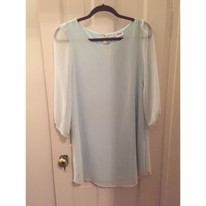 Tobi Light Blue Shift Dress