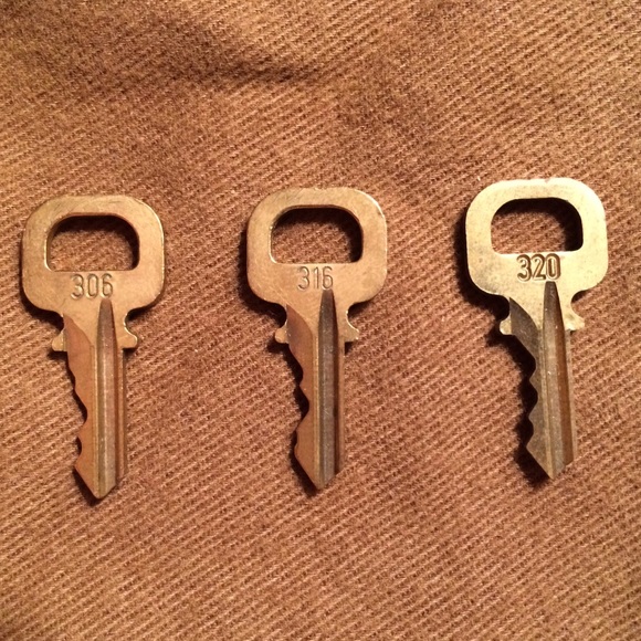 Authentic Louis Vuitton Keys #306 #316 #320