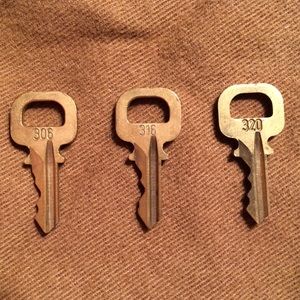 Authentic Louis Vuitton Keys #306 #316 #320