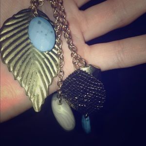 Long Chained Charm Necklace