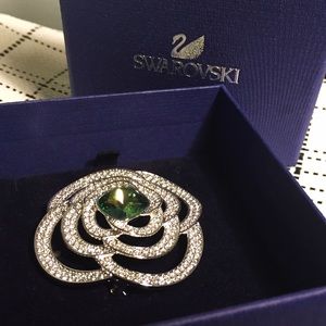 Swarovski Crystal Brooch. NWT, in box.