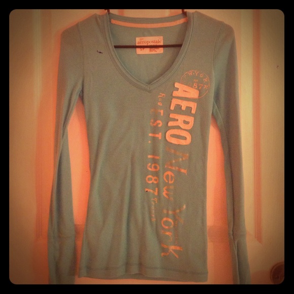 Longsleeve Light Blue AERO shirt
