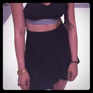 American Apparel || Black Tennis Skirt