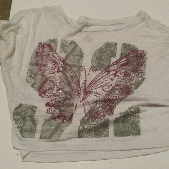 Butterfly Crop Top - Picture 1 of 1