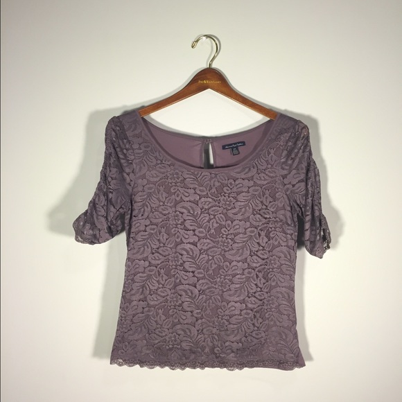 American Eagle Outfitters Tops - A lacy American Eagle shirt.