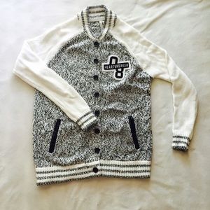 Aeropostale heartbreaker letterman sweater