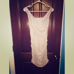 Express light pink dress