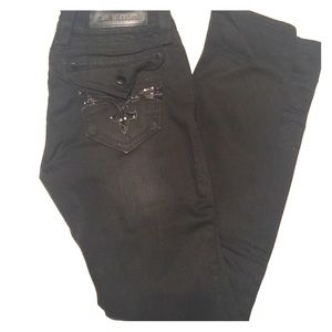 Rock Revival Size 32 Black Jegging