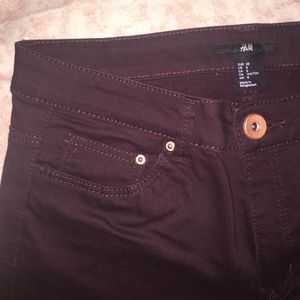 Brown/burgundy pants