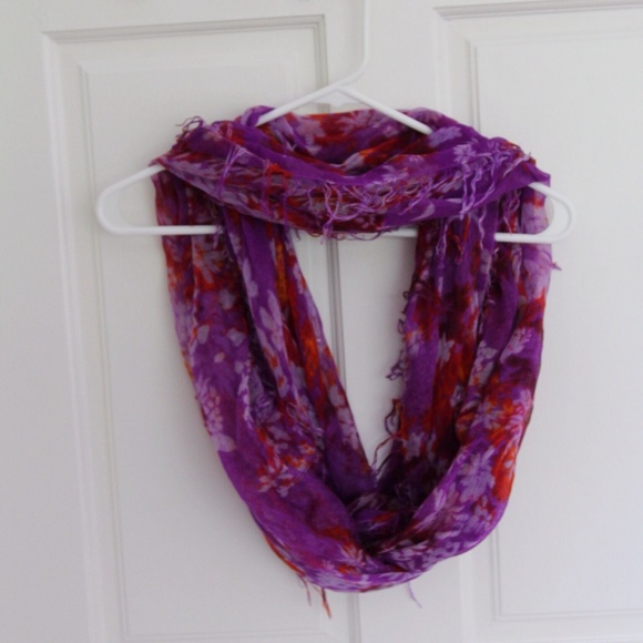 Purple Infinity Scarf