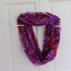 Purple Infinity Scarf