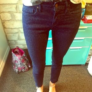 Gap printed skinny jeans