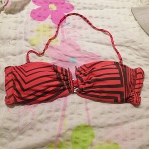 bandeau bikini top w removable straps