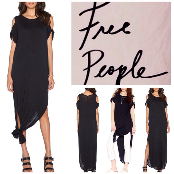 Free People Dresses & Skirts - Free People Shoulder Cutout Maxi Dress.  NWT.