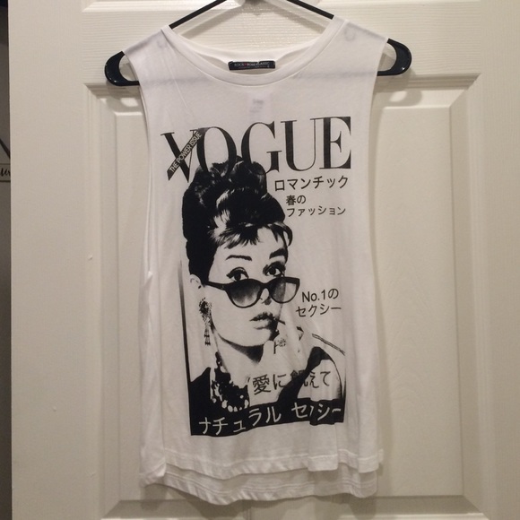 Audrey Hepburn Vogue muscle shirt