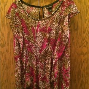 Lane Bryant printed top